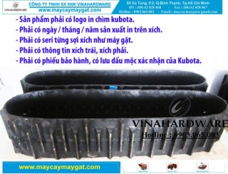 Bánh xích cao su máy gặt đập liên hợp Bánh xích cao su máy gặt đập liên hợp