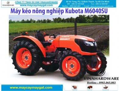 Máy cày nông nghiệp kubota M6040SU (youtube)